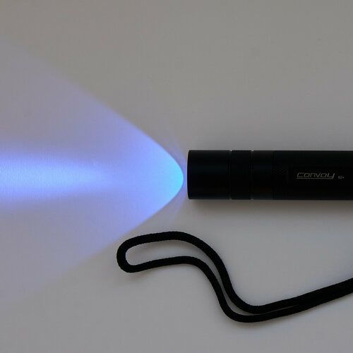 фото Фонарь ультрафиолетовый convoy s2+ uv (nichia ncsu276c, 365нм, 1050мвт)