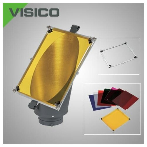 Фоновый отражатель Visico BF-601 с зажимом и фильтрами стойка для света visico ls 8008k 247 см