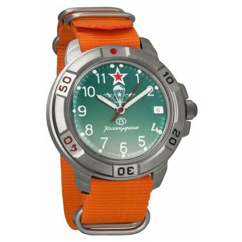 фото Наручные часы восток мужские наручные часы восток командирские 436307, оранжевый