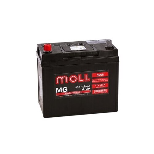 фото Аккумулятор moll mg standard 55jl 55 ач 485а прям. пол.