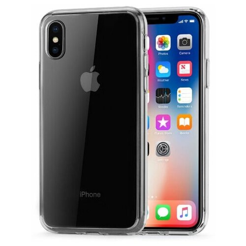 фото Прозрачный силиконовый чехол clearslim для apple iphone xs ibest