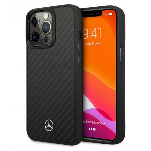 фото Чехол cg mobile mercedes dynamic real carbon hard для iphone 13 pro max, цвет черный (mehcp13xrcabk)