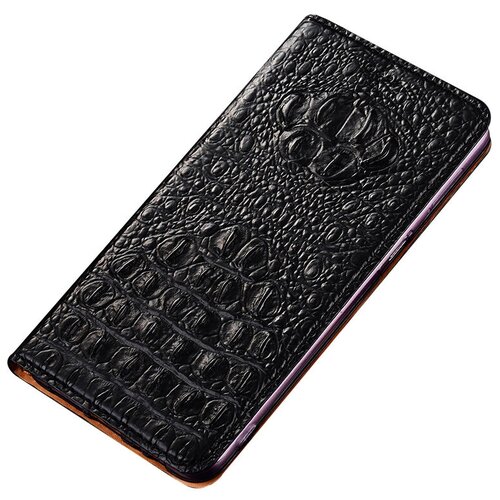фото Чехол-книжка mypads premium для iphone 6/ 6s 4.7 из натуральной кожи с объемным 3d рельефом спинки кожи крокодила роскошный эксклюзивный черный