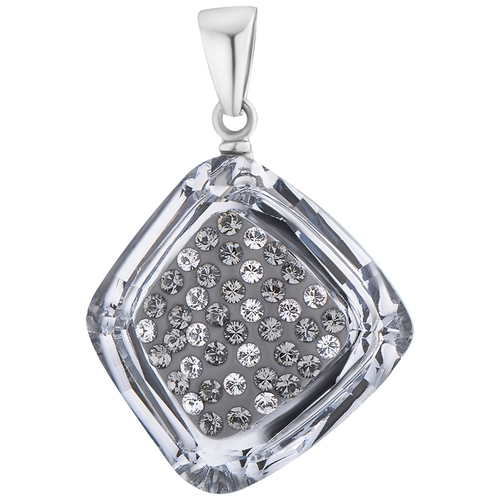 фото Ювелир карат подвеска серебряная с кристаллами swarovski 1123ca