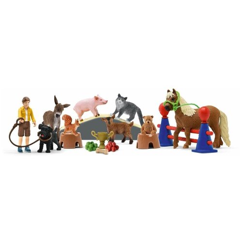 фото Игровой набор schleich рождественский календарь farm world 2021 98271