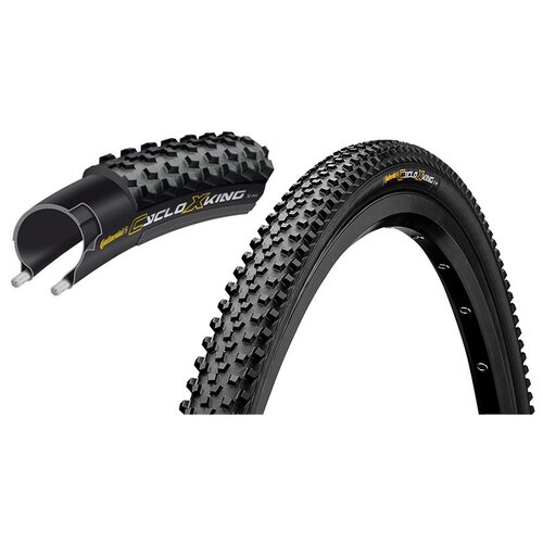 фото Покрышка continental cycloxking, 700 x 35c, 35-622, чёр./чёр. складная, puregrip compound