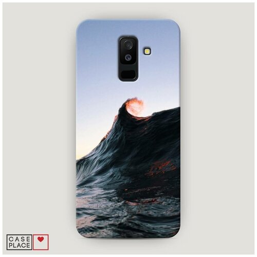 фото Чехол пластиковый samsung galaxy a6 plus волна крюк case place