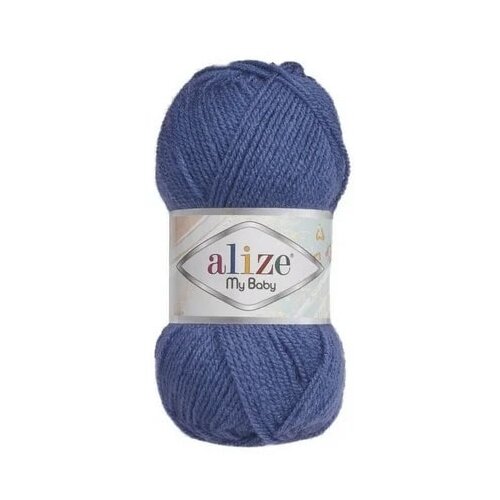 фото Пряжа alize my baby, 100 % акрил, 50 г, 150 м, 5 шт., 353 джинс