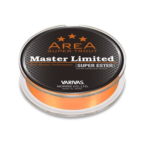 фото Varivas леска монофильная varivas super trout area master limited super ester orange (vstamlseo150-03 (140 м 0,09мм) )