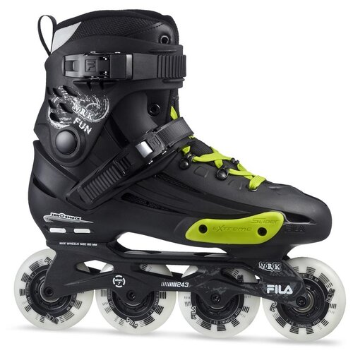 фото Роликовые коньки fila 2021 nrk fun black/yellow (uk:6) fila skates