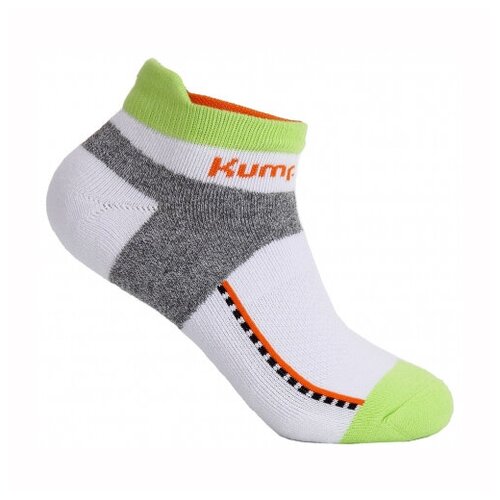 фото Носки спортивные kumpoo socks kso-65m x1 white/green, 24-26см