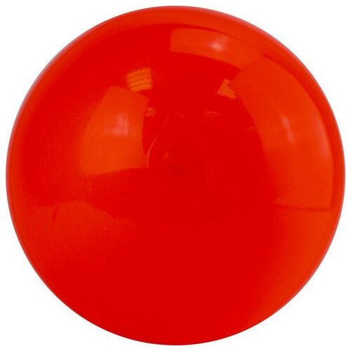 фото Мяч для художественной гимнастики однотонный, арт. ag-19-02, диам. 19 см, пвх, оранжевый (1133487) jia qi