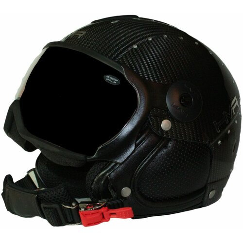 фото Шлем горнолыжный с визором hmr carbon : h3 brilliant carbon 506_57/58 (l)+vtf11