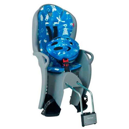 фото Детское велокресло hamax kiss safety package(серо-голубой)