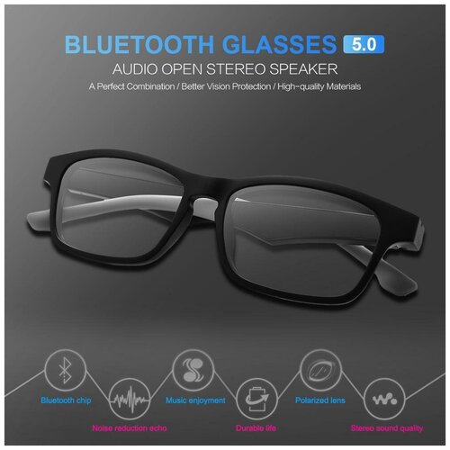 фото Умные очки с гарнитурой ky smart glasses bluetooth китай
