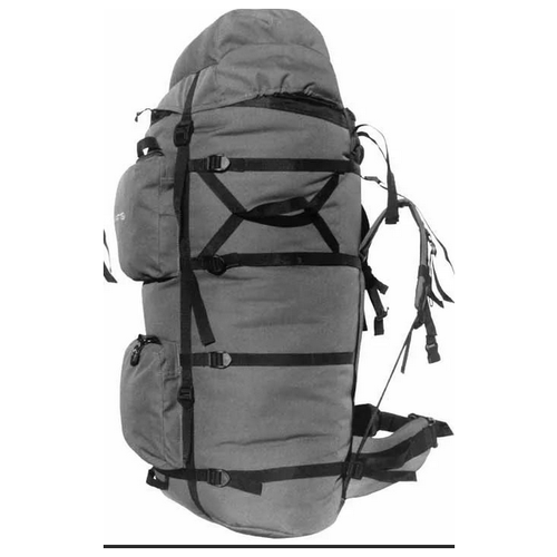 фото Большой туристический рюкзак terra лось 140л, серый