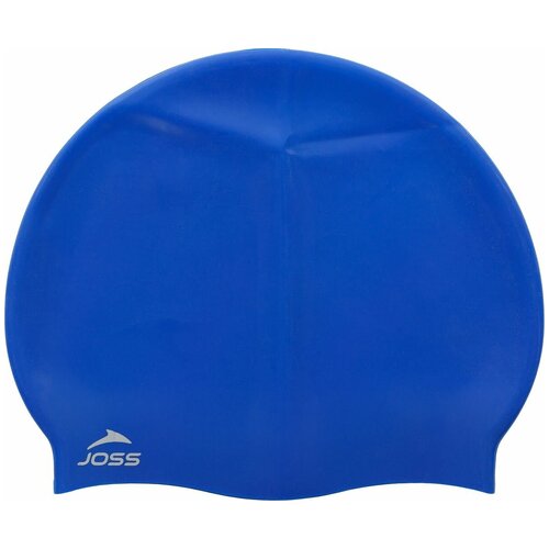 фото Шапочка для плавания детская joss, цвет: синий. размер 52/54