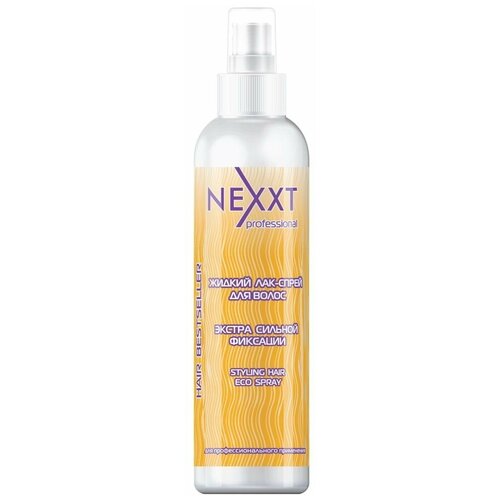 Фото - Nexprof Лак-спрей для волос Styling Hair Eco Spray, экстрасильная фиксация, 200 мл спрей для укладки волос сильной фиксации styling line spray fixant fort спрей 400мл