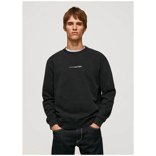 фото Толстовка для мужчин, pepe jeans london, модель: pm582169, цвет: черный, размер: s