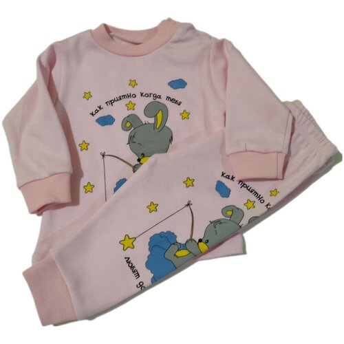фото Костюм для новорожденных кофта,штанишки (к1102) розовый. р-р 74 сн нет бренда