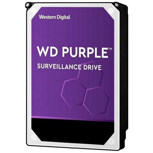 фото Жесткий диск 8 тб western digital purple (wd82purx) 3.5", sata iii, 7200 об/мин