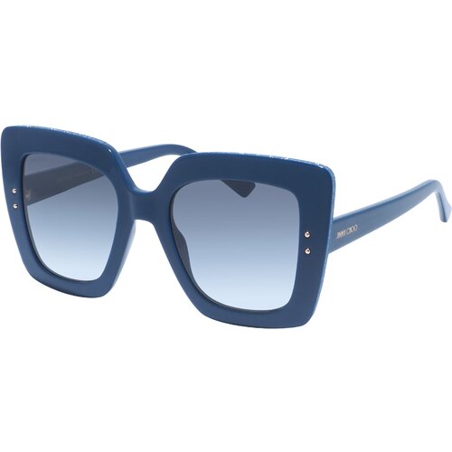 фото Солнцезащитные очки jimmy choo, квадратные, для женщин, синий