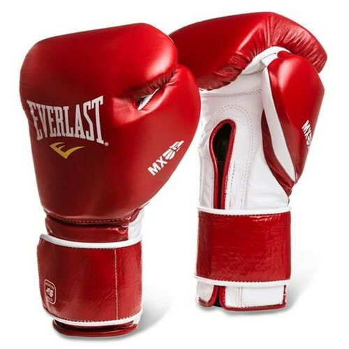 фото Боксерские перчатки everlast mx training на липучке красные 14 унций