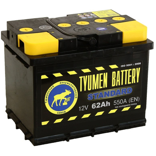 фото Аккумулятор тюмень стандарт 6ct-62l 62 п/п tyumen battery