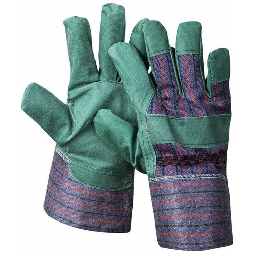 фото Stayer рабочие перчатки stayer р. xl искусственная кожа зеленые 1132-xl