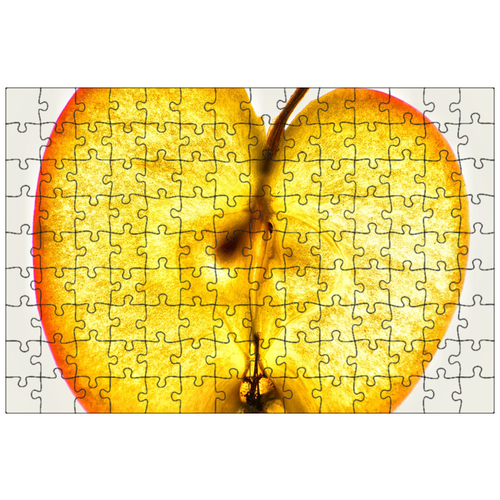 фото Магнитный пазл 27x18см."яблоко, диск, фрукты" на холодильник lotsprints