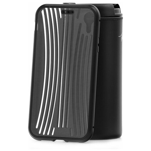 фото Чехол на apple iphone xr kruche metal suitcase black / чехол для apple iphone / чехол для айфон / бампер на айфон / чехол накладка для iphone / противоударная накладка для iphone / защита для iphone / защита на айфон / силиконовый чехол для iphone / пластиковый чехол на iphone / защитный чехол для iphone кruче,кruче