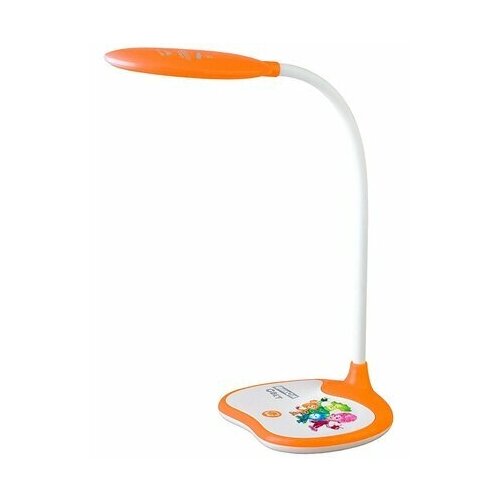 фото Настольная лампа для рабочего стола эра nled-433 6 вт оранжевая нет бренда