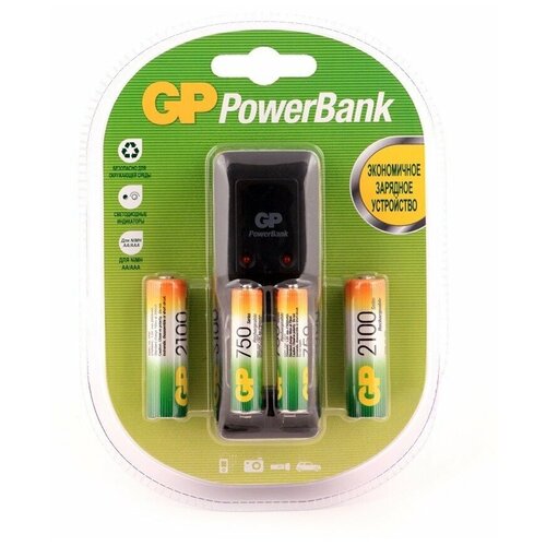 фото Зарядное устройство gp power bank pb330gs210/75-2cr4