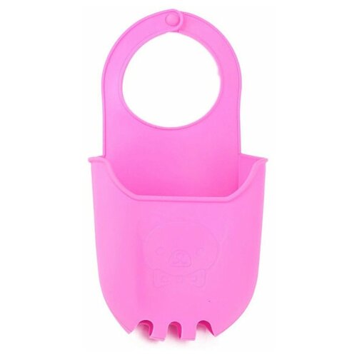 фото Подвесной карман для раковины silicone sink top hanger розовый markethot