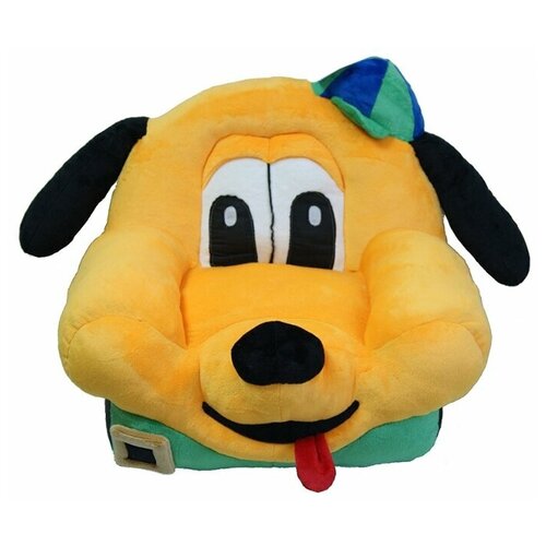 фото Мягкая игрушка "кресло собака шарик", цвет жёлтый тутси