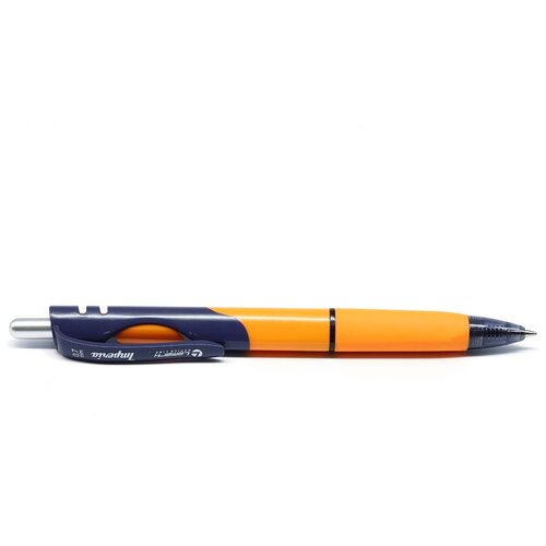 фото Авт/ручка шар. imperia оранжевый корпус, с рез. держателем, синяя 0,7 мм lamark