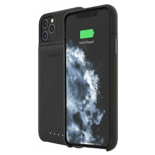 фото Чехол mophie juice pack access со встроенным аккумулятором для беспроводной зарядки 2000 mah (401004417) для iphone 11 pro (black)