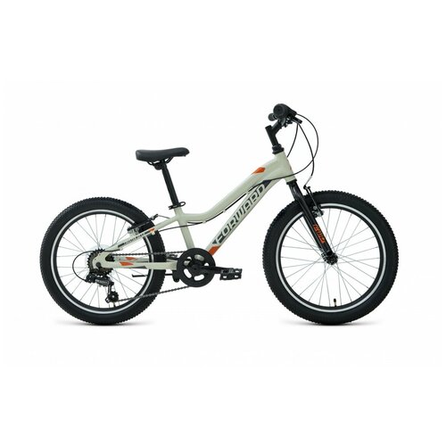 фото Детский велосипед forward twister 20 1.0 (2021)(серо-оранжевый)
