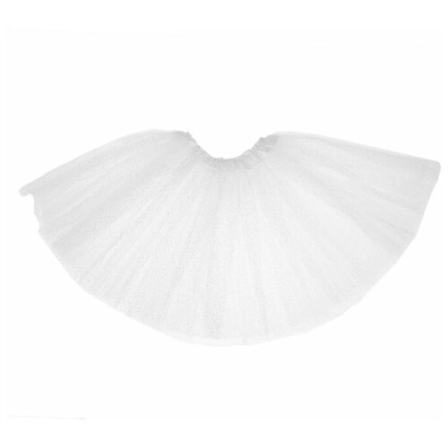 фото Карнавальная юбка 3-х слойная 4-6 лет, цвет белый 1105113 сима-ленд