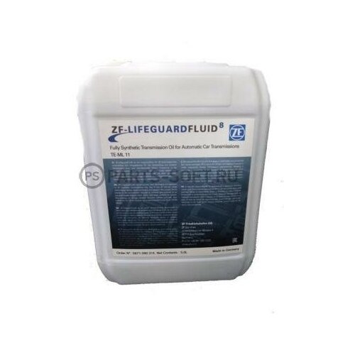 фото Zf s671090314 масло трансмиссионное lifeguardfluid 8 5л