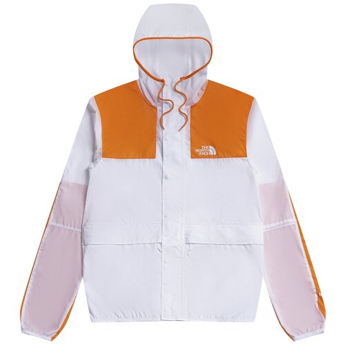 фото Куртка ветровка the north face 1985 seasonal mountain jacket tnf white/flame orange / xs