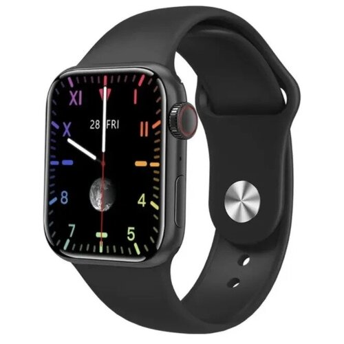 фото Умные смарт часы smart watch x22 pro (ios, android) с full-touch экраном, быстрой беспроводной зарядкой, пульсоксиметром, шагомером, тонометром, приемом-ответом звонков, личным тренером (черный) smart watches