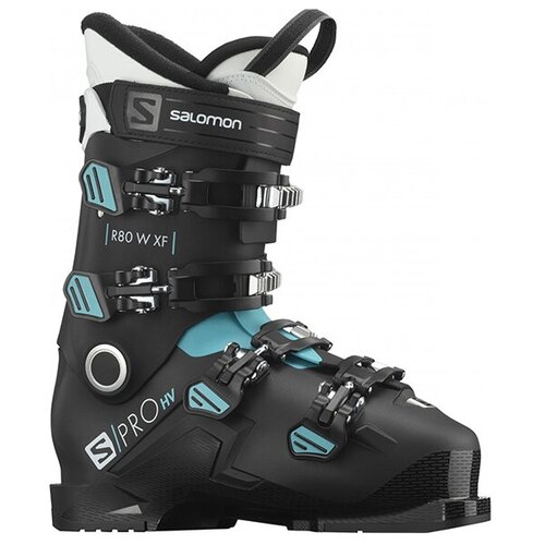 фото Горнолыжные ботинки salomon s/pro hv 80 r w xf black/white/scuba (20/21) (23.5)