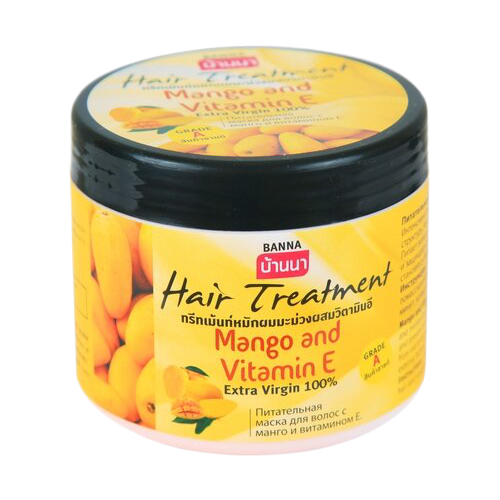 Купить Banna Маска для волос с манго и витамином Е Hair Treatment Mango and Vitamin E, 300 мл