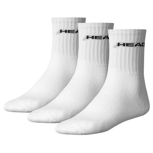 фото Носки спортивные head socks club tennis x3 white 811914-whb, 43/46