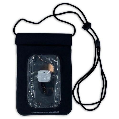 фото Чехол-гермо для телефона cressi waterproof phone case, черный cressi-sub