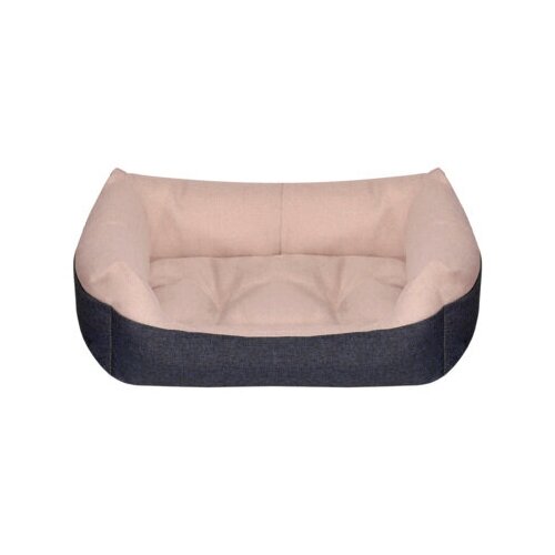 фото Yami-yami лежак прямоугольный пухлый, с подушкой, бежевый, 70*55*21см 95012беж, 1,238 кг (2 шт)