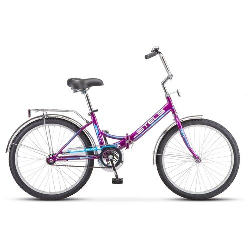 фото Велосипед складной stels pilot-710 (24") рама 16", фиолетовый