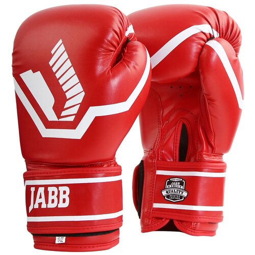 фото Перчатки бокс.(иск.кожа) jabb je-2015/basic 25 красный 6ун.