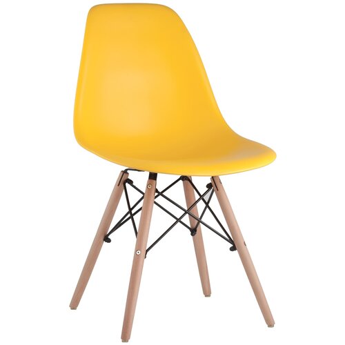 фото Стул dsw желтый stool group